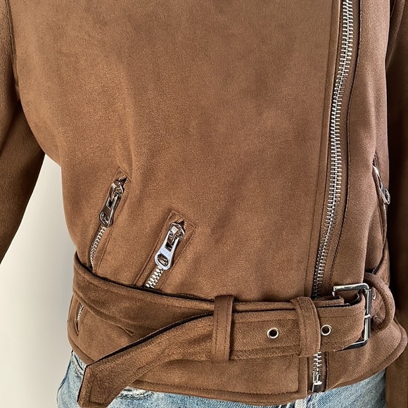 For The Republic faux leather jacket. Size Medium. - Picture 7 of 8